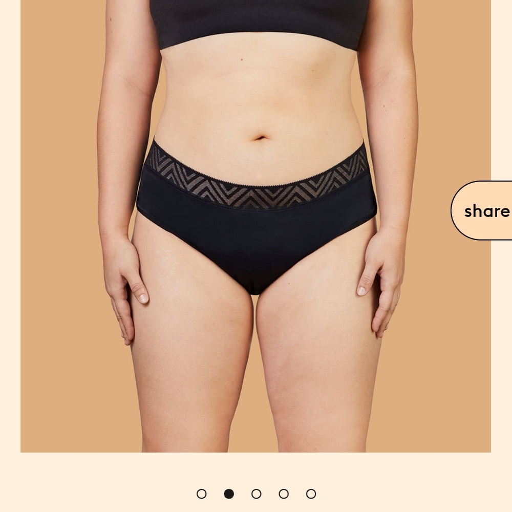 NWT Thinx period hip-huggers